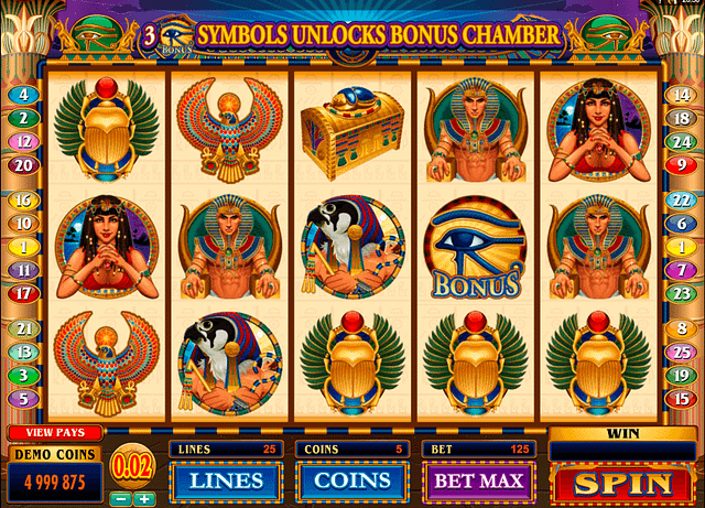 Throne of Egypt at 10bet online casino